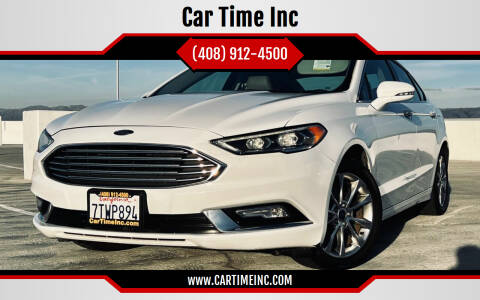 2017 Ford Fusion for sale at Car Time Inc in San Jose CA