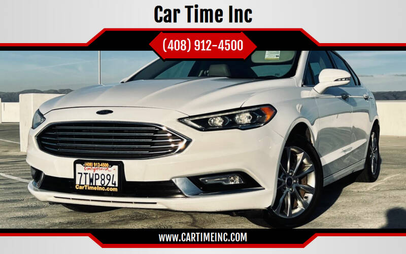 2017 Ford Fusion for sale at Car Time Inc in San Jose CA