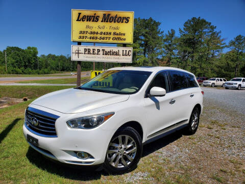 2013 Infiniti JX35 for sale at Lewis Motors LLC in Deridder LA