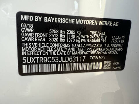 2018 BMW X3 xDrive30i