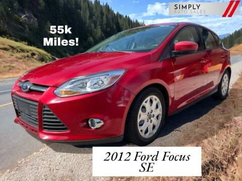 2012 Ford Focus for sale at Simply Auto Sales in Lake Park FL