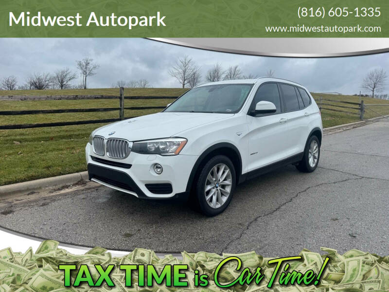 2015 BMW X3 for sale at Midwest Autopark in Kansas City MO