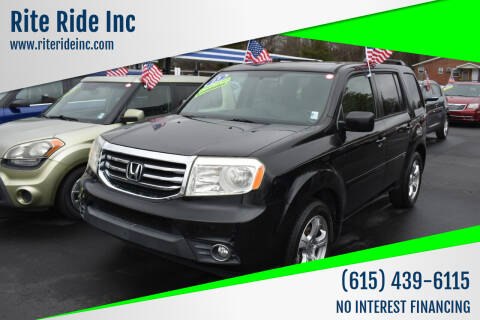 2013 Honda Pilot for sale at Rite Ride Inc in Murfreesboro TN