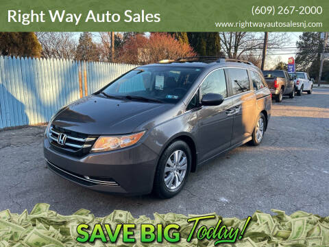 2016 Honda Odyssey for sale at Right Way Auto Sales in Westampton NJ