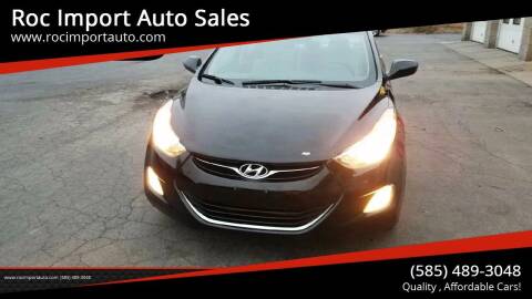 2012 Hyundai Elantra for sale at Roc Import Auto Sales in Rochester NY