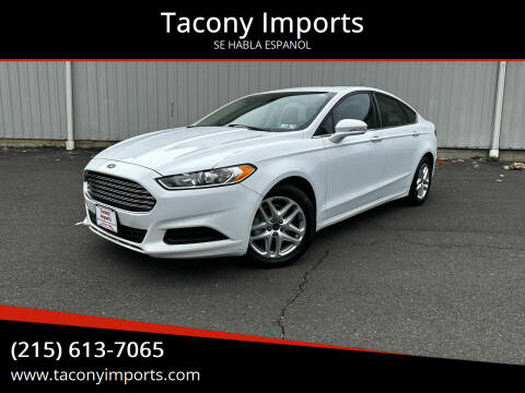 2014 Ford Fusion for sale at Tacony Imports in Philadelphia PA