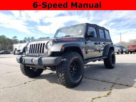 2017 Jeep Wrangler Unlimited for sale at Hardy Auto Resales in Dallas GA