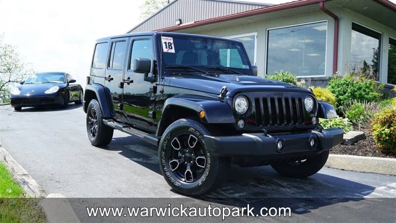 2018 Jeep Wrangler JK Unlimited for sale at WARWICK AUTOPARK LLC in Lititz PA