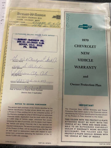 1970 Chevrolet Monte Carlo