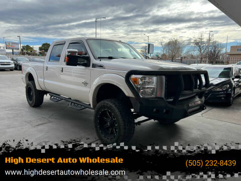 2016 Ford F-250 Super Duty for sale at High Desert Auto Wholesale in Albuquerque NM