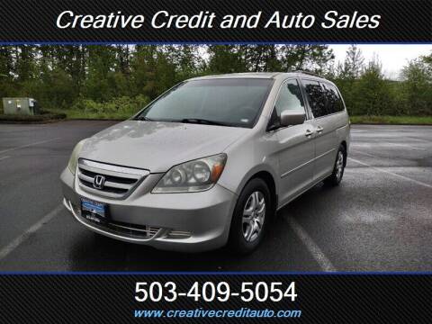 2005 Honda Odyssey for sale at Creative Credit & Auto Sales in Salem OR