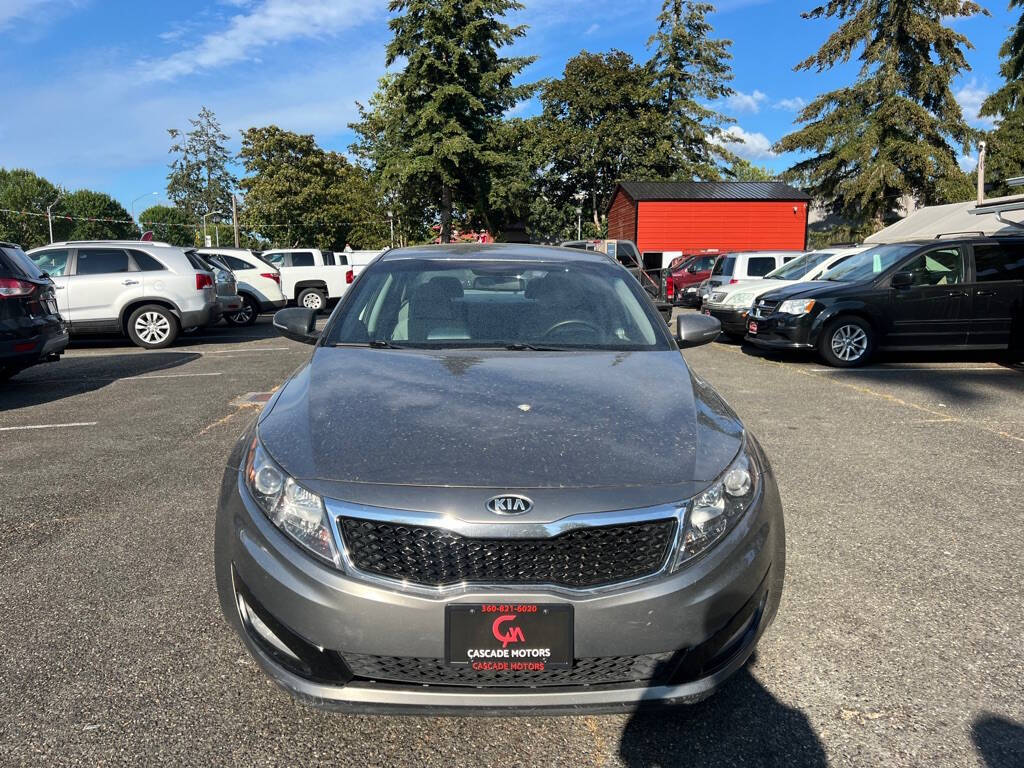 2013 Kia Optima for sale at PLATINUM AUTO SALES INC in Lacey, WA