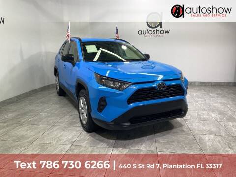 2021 Toyota RAV4 for sale at AUTOSHOW SALES & SERVICE in Plantation FL