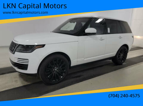 2020 Land Rover Range Rover for sale at LKN Capital Motors in Lincolnton NC