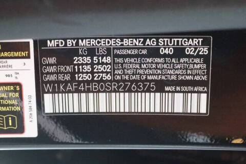2025 Mercedes-Benz C-Class C 300 4MATIC