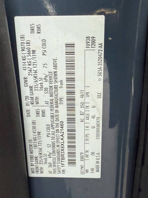 2020 Ford Transit 250