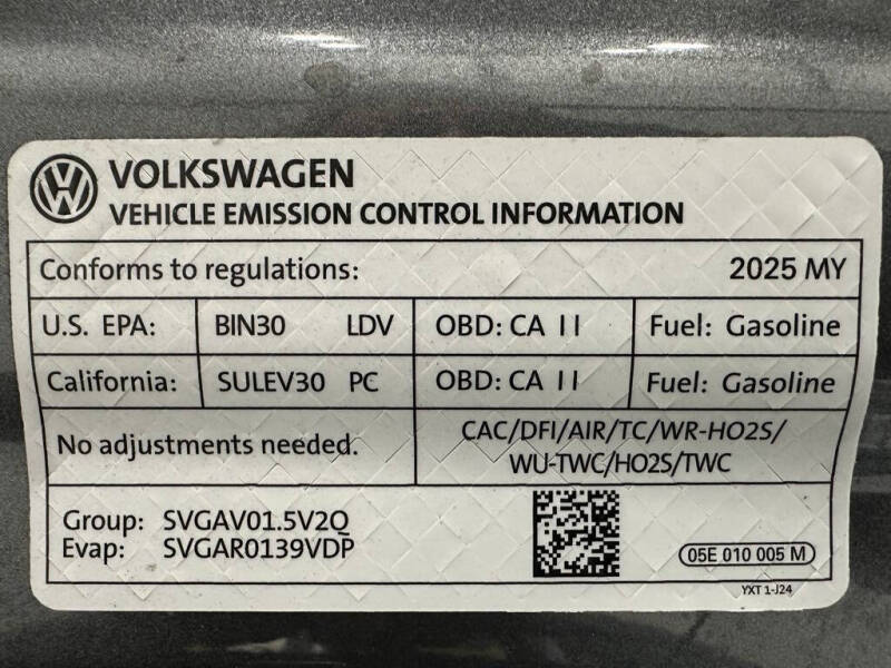 2025 Volkswagen Jetta S