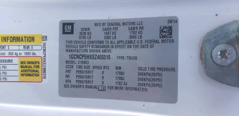 2014 Chevrolet Silverado 1500 Work Truck