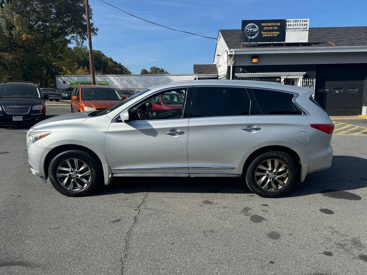 2013 INFINITI JX35 for sale at JTR Automotive Group in Cottage City, MD