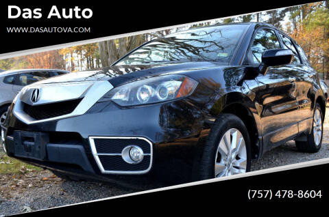2011 Acura RDX for sale at Das Auto in Virginia Beach VA