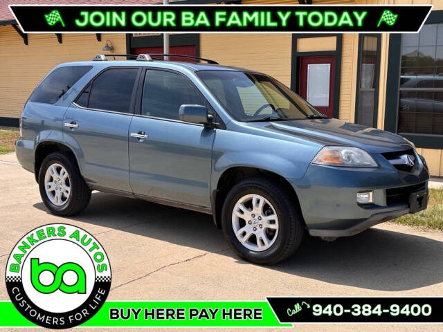 2006 Acura MDX for sale at BANKERS AUTOS in Denton, TX