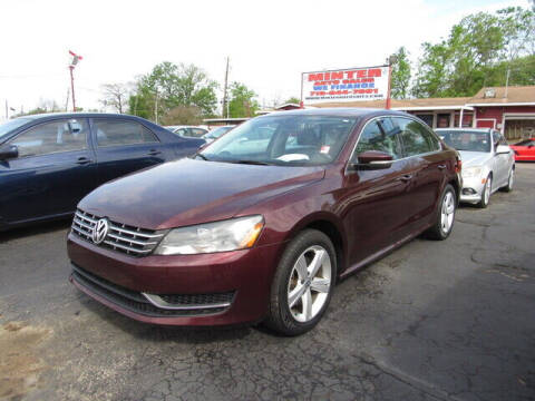 2013 Volkswagen Passat for sale at Minter Auto Sales in South Houston TX