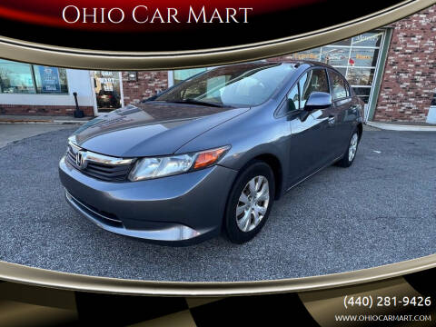 2012 Honda Civic for sale at Ohio Car Mart in Elyria OH
