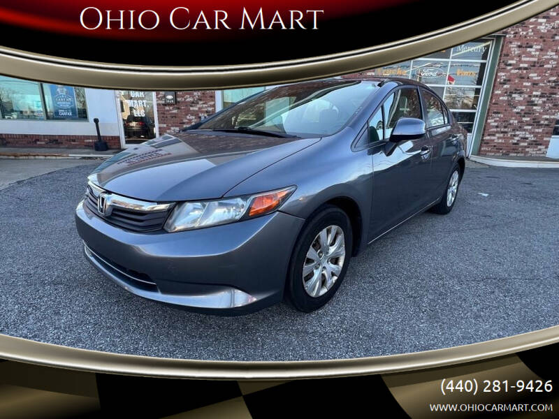 2012 Honda Civic for sale at Ohio Car Mart in Elyria OH