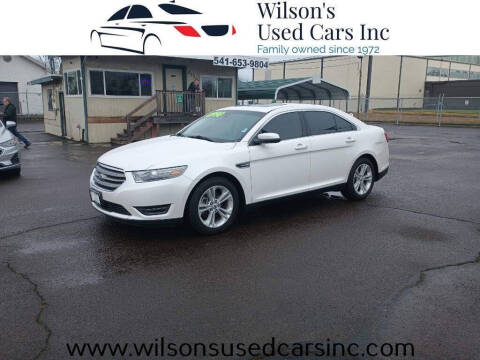 2014 Ford Taurus for sale at Wilson's Used Cars Inc in Eugene OR