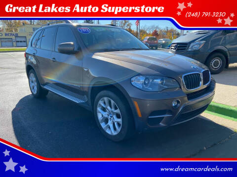2013 BMW X5 for sale at Great Lakes Auto Superstore in Waterford Township MI