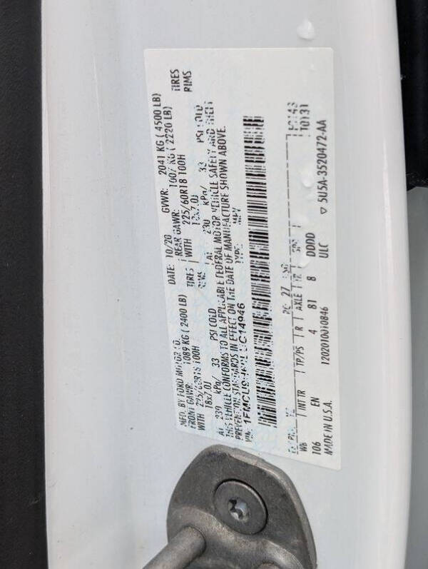 2020 Ford Escape SEL