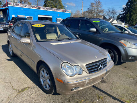 2002 Mercedes-Benz C-Class for sale at Direct Auto Sales in Salem OR