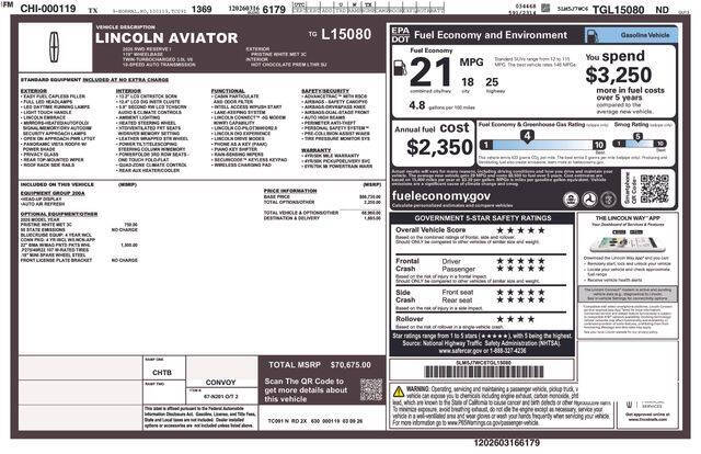 2026 Lincoln Aviator Reserve