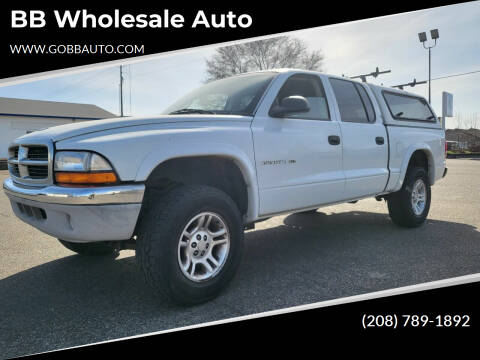 2001 Dodge Dakota for sale at BB Wholesale Auto in Fruitland ID