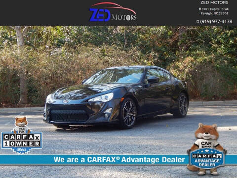 2016 Scion FR-S for sale at Zed Motors in Raleigh NC