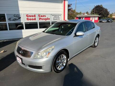2008 Infiniti G35 for sale at Good Cars Good People in Salem OR