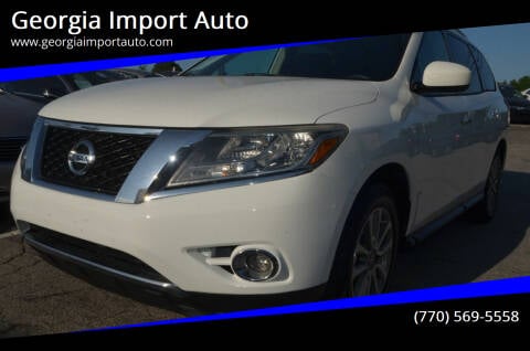 2016 Nissan Pathfinder for sale at Georgia Import Auto in Alpharetta GA