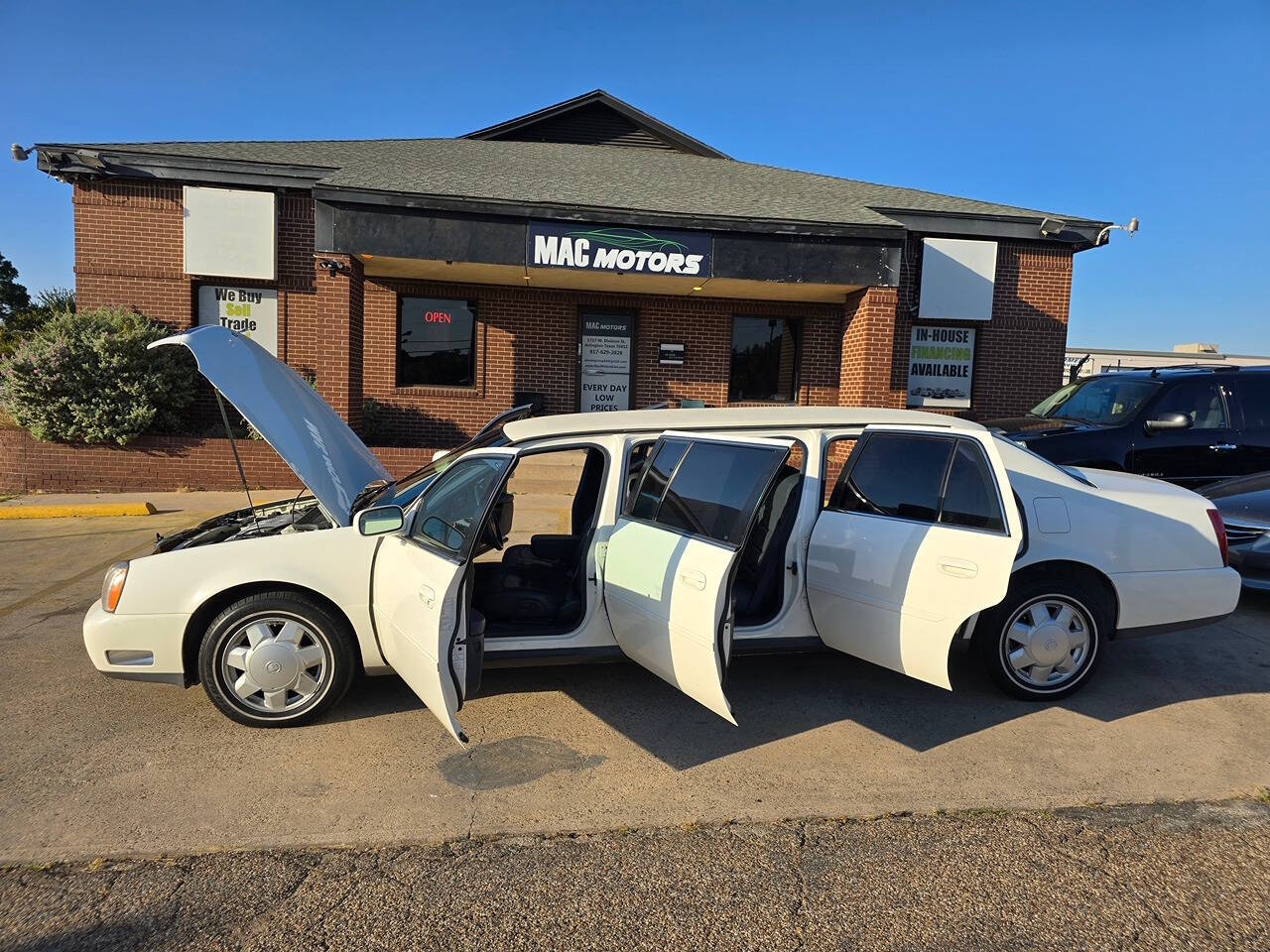 2002 Cadillac DeVille for sale at Mac Motors in Arlington, TX