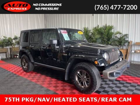 2016 Jeep Wrangler Unlimited for sale at Auto Express in Lafayette IN