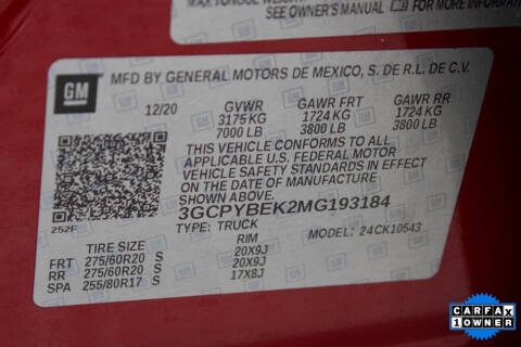 2021 Chevrolet Silverado 1500