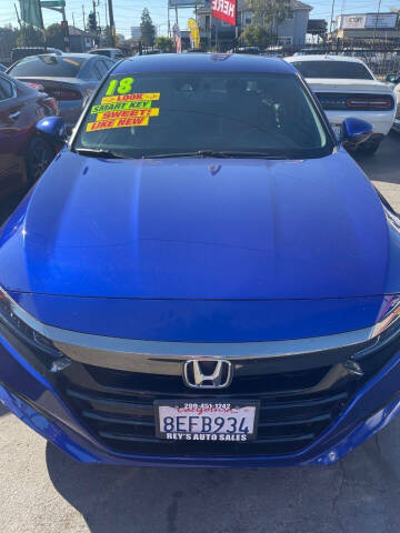 2018 Honda Accord for sale at Rey's Auto Sales in Stockton CA