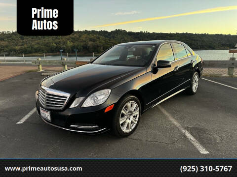 2013 Mercedes-Benz E-Class for sale at Prime Autos in Lafayette CA