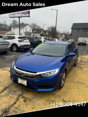 2017 Honda Civic for sale at Dream Auto Sales in South Milwaukee WI