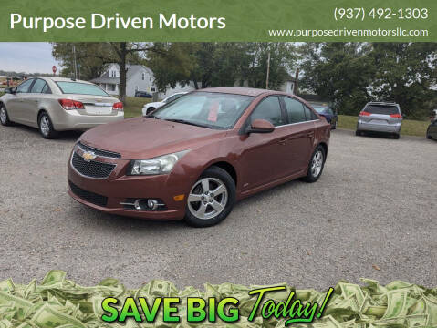 2012 Chevrolet Cruze for sale at Purpose Driven Motors in Sidney OH