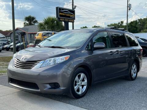 2015 Toyota Sienna for sale at BEST MOTORS OF FLORIDA in Orlando FL