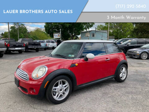 2009 MINI Cooper for sale at LAUER BROTHERS AUTO SALES in Dover PA