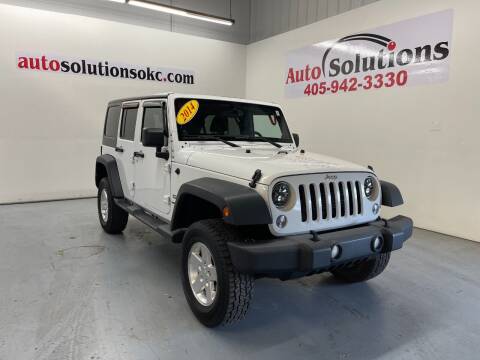 2014 Jeep Wrangler Unlimited for sale at Auto Solutions in Warr Acres OK