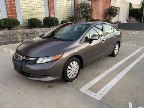 2012 Honda Civic for sale at AS LOW PRICE INC. in Van Nuys CA