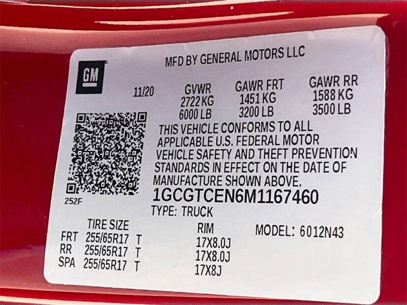 2021 Chevrolet Colorado