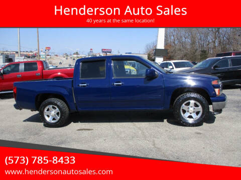 2012 Chevrolet Colorado for sale at Henderson Auto Sales in Poplar Bluff MO